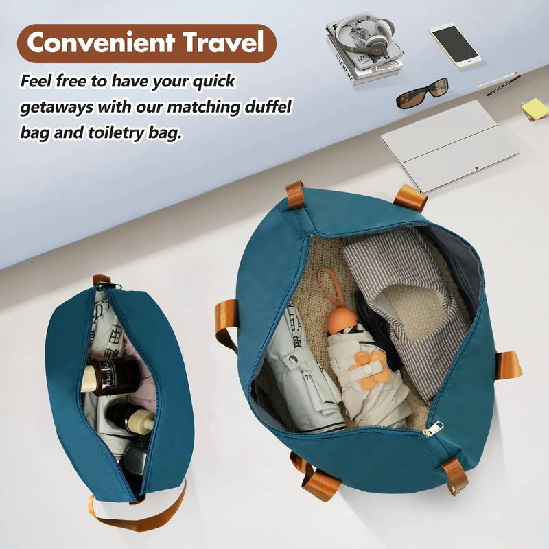 Hardshell 3-Piece Luggage Set with TSA Lock and Spinner Wheels by HouseOfZazla
