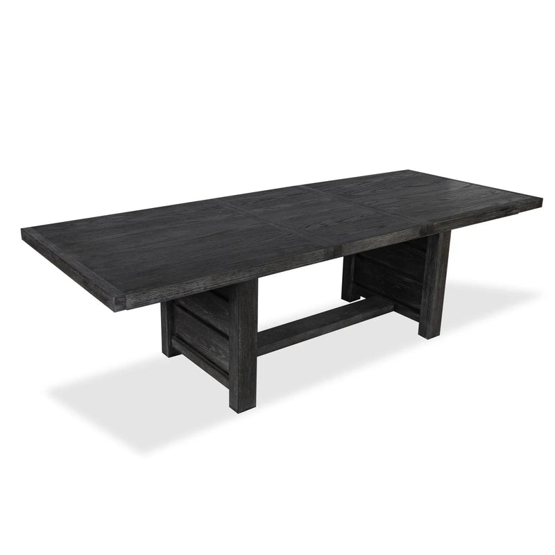 Plum Creek - Extendable Trestle Dining Table by Unique Piece Furniture