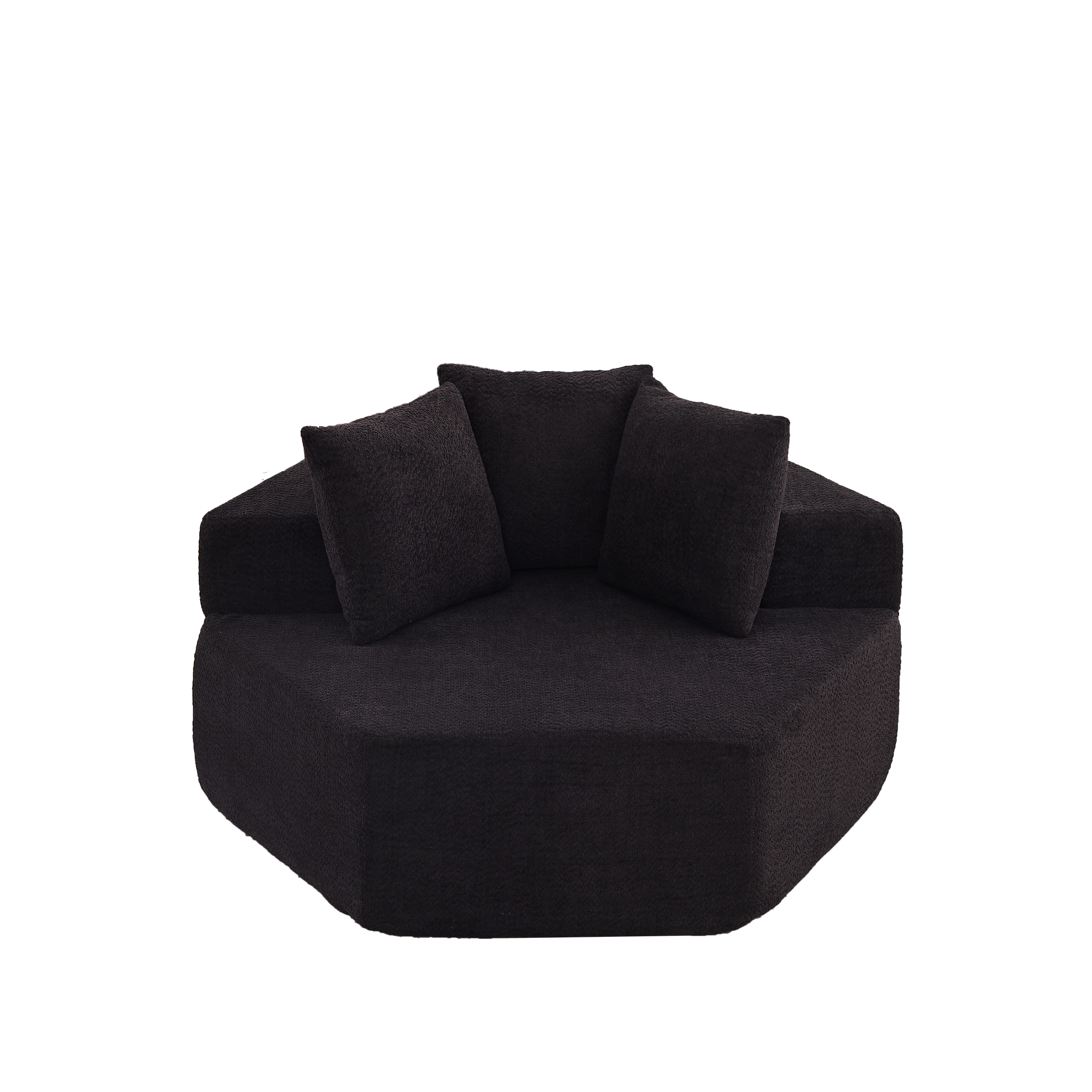 54-inch Modern-style Hexagonal Single Lounge Chair by HouseOfZazla