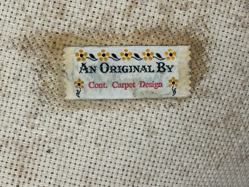 Large Round Rug 9x9, Vintage Retro Design, Lime Green by Jewel Rugs