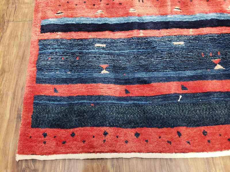 Colorful Persian Gabbeh Rug 4x6, Soft Pile, Colorful Rug, Handmade Hand Knotted Wool Carpet, Home Office Rug, Area Rug for Bedroom 4 x 6 ft by Jewel Rugs