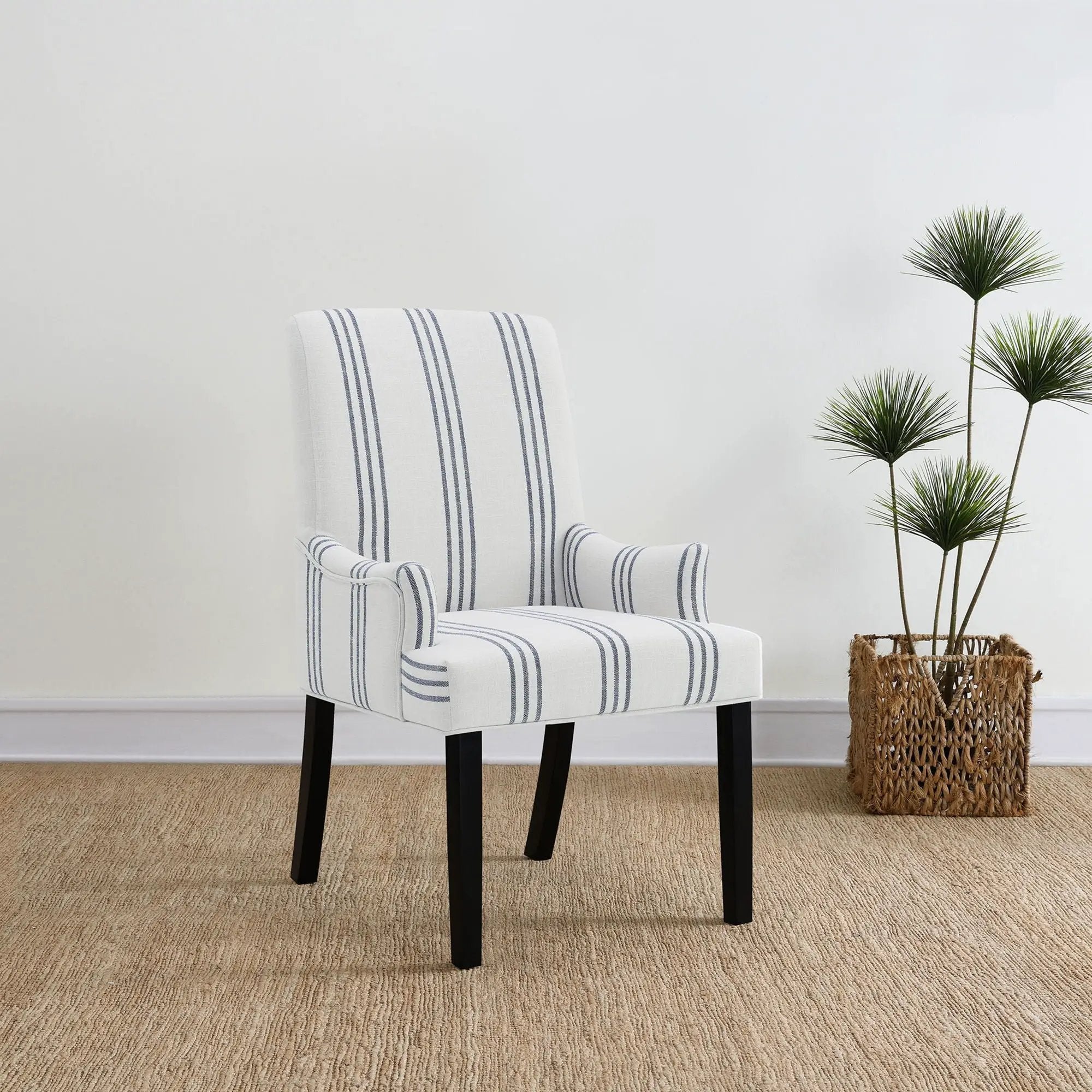 Draper - Upholstered Arm Chair - Beige by HouseOfZazla