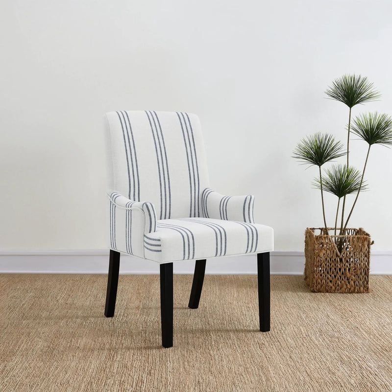 Draper - Upholstered Arm Chair - Beige by HouseOfZazla