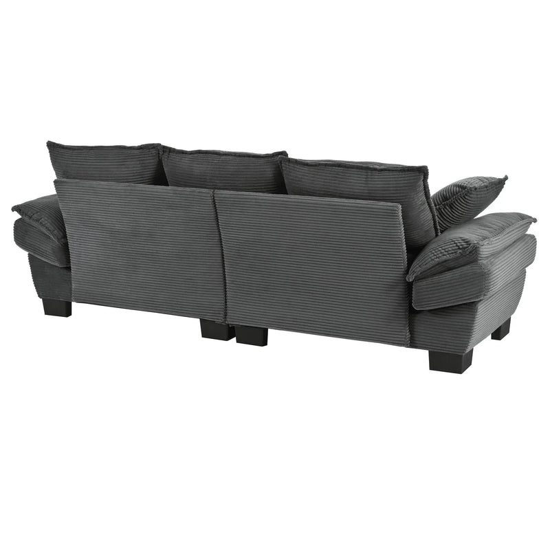 U-Style 85.4" Modern Curved Sofa by HouseOfZazla