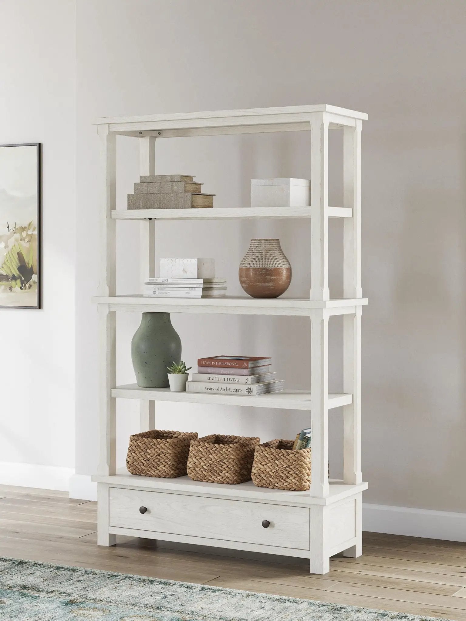 Robbinsdale - Bookcase - Antique White by Unique Piece Furniture