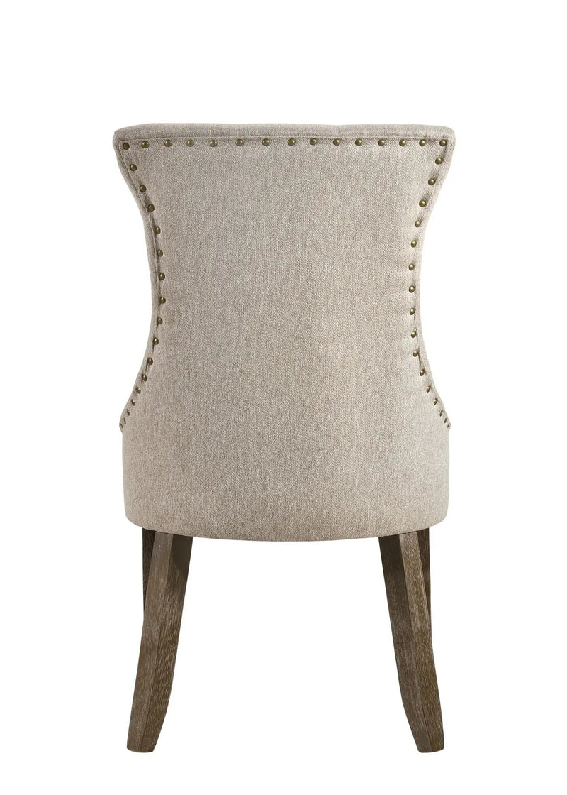 Gabrian - Two Tone Reclaimed Side Chair (Set of 2) - Beige / Gray by HouseOfZazla