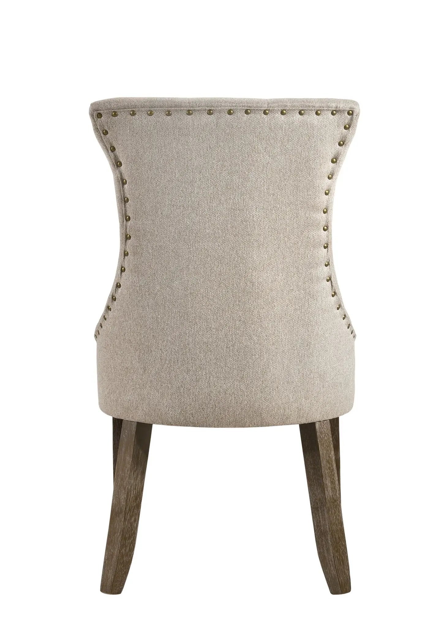 Gabrian - Two Tone Reclaimed Side Chair (Set of 2) - Beige / Gray by Unique Piece Furniture