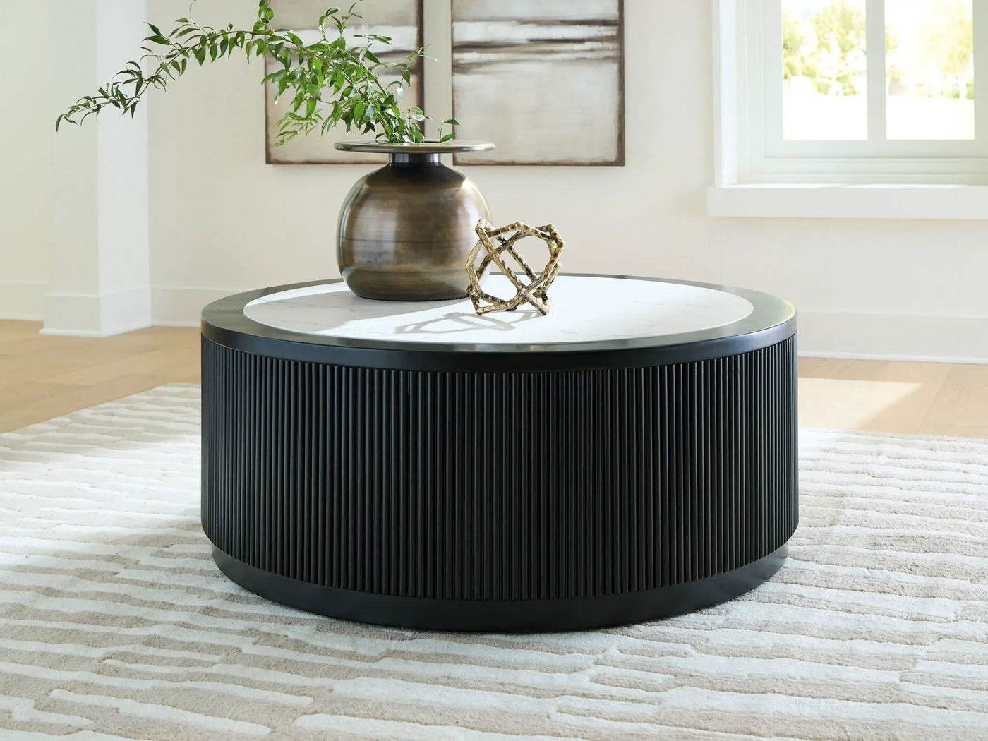 Grayman - Round Table by Unique Piece Furniture