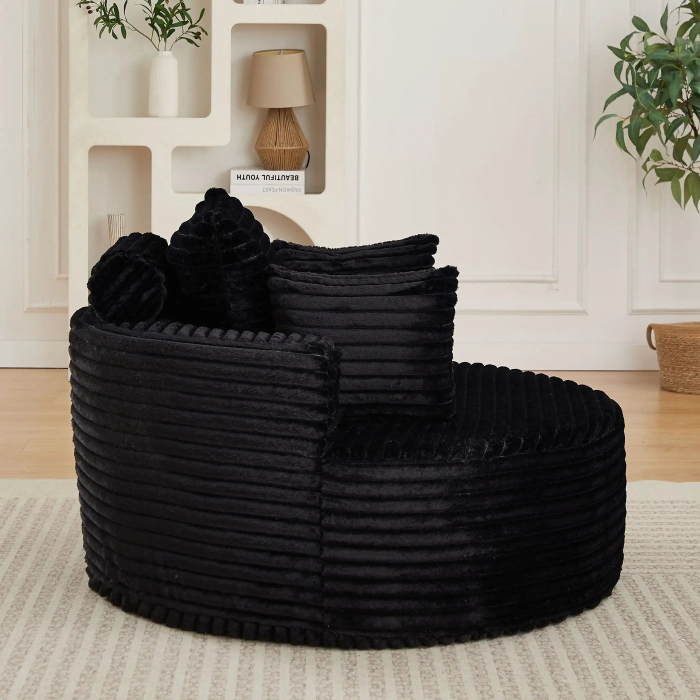 Modern Single Sofa With Backrest Pillow For Living Room by HouseOfZazla