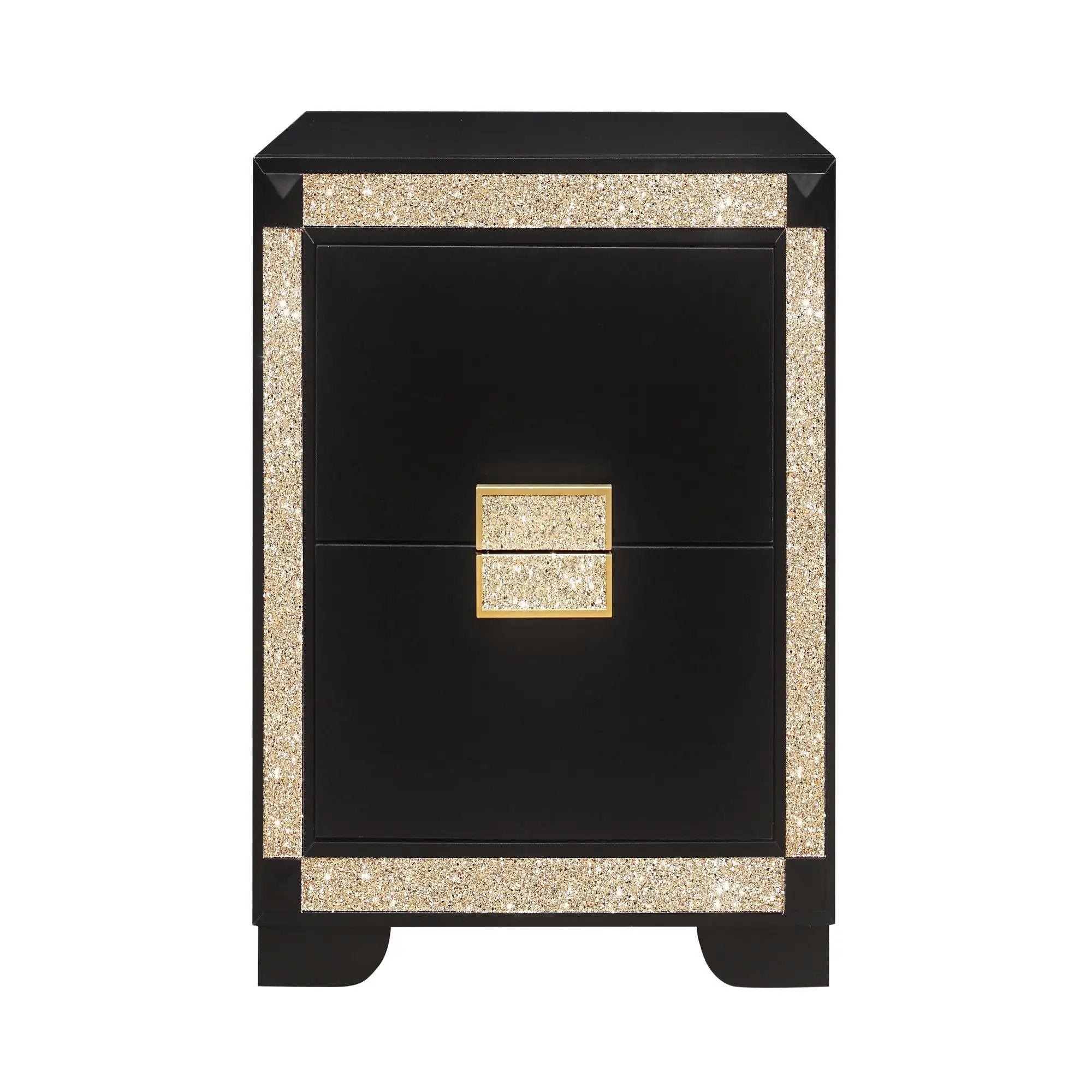 Lively - Bedroom Set With Glitter Detail And Padded Headboard by HouseOfZazla