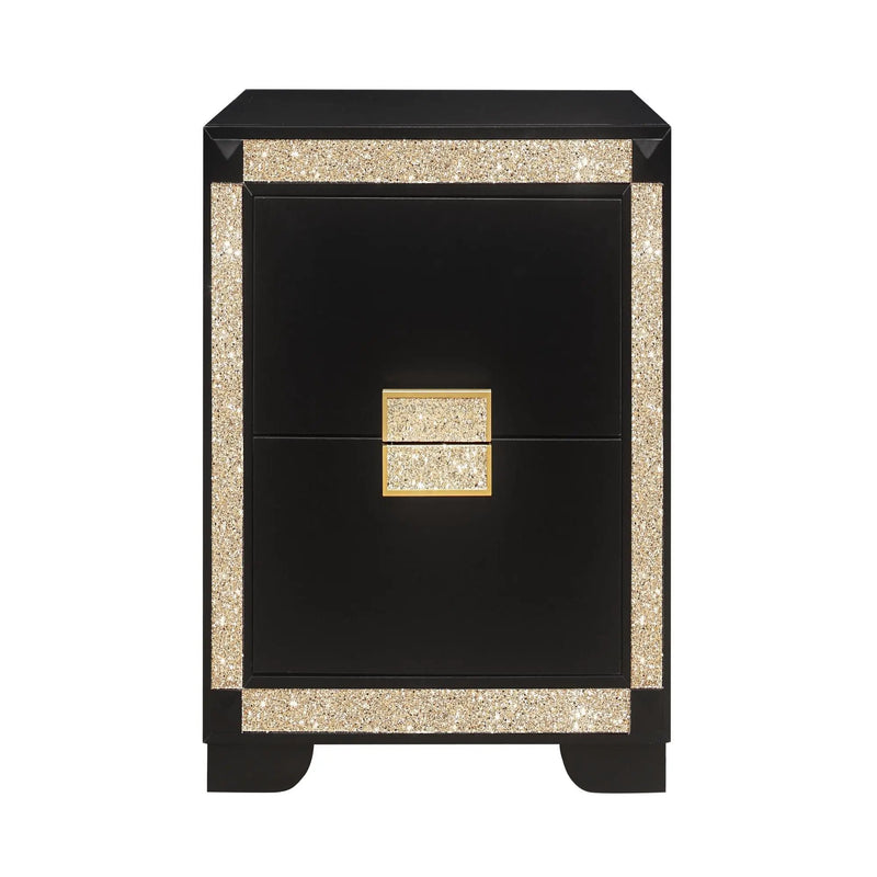 Lively - Bedroom Set With Glitter Detail And Padded Headboard by HouseOfZazla