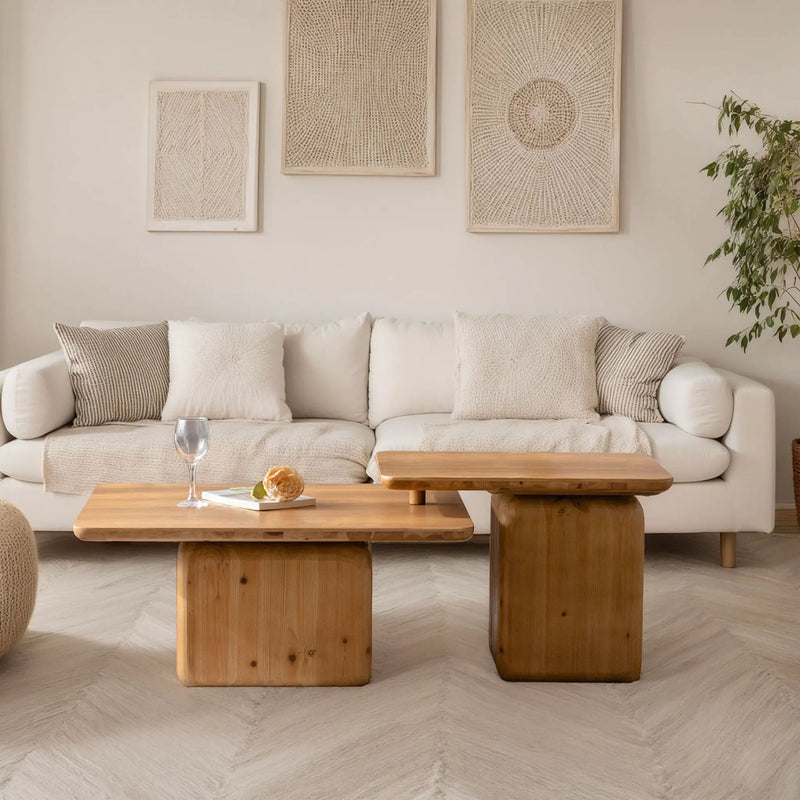 Square Coffee Table Set (Set of 2)