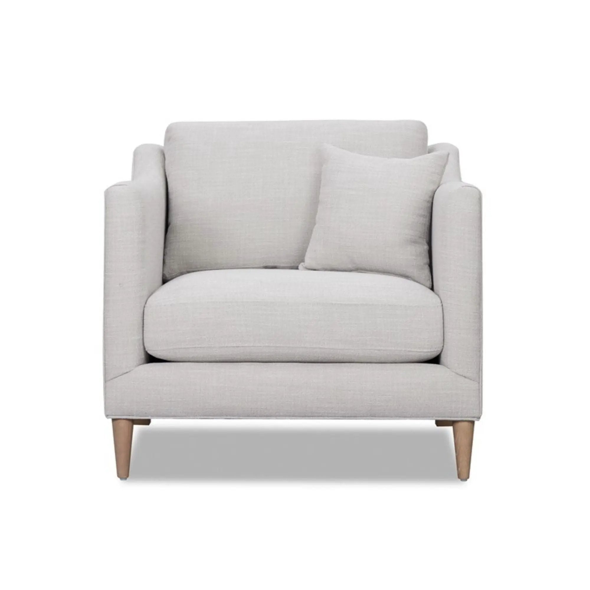Chair With High Track Arms - Beige by Unique Piece Furniture