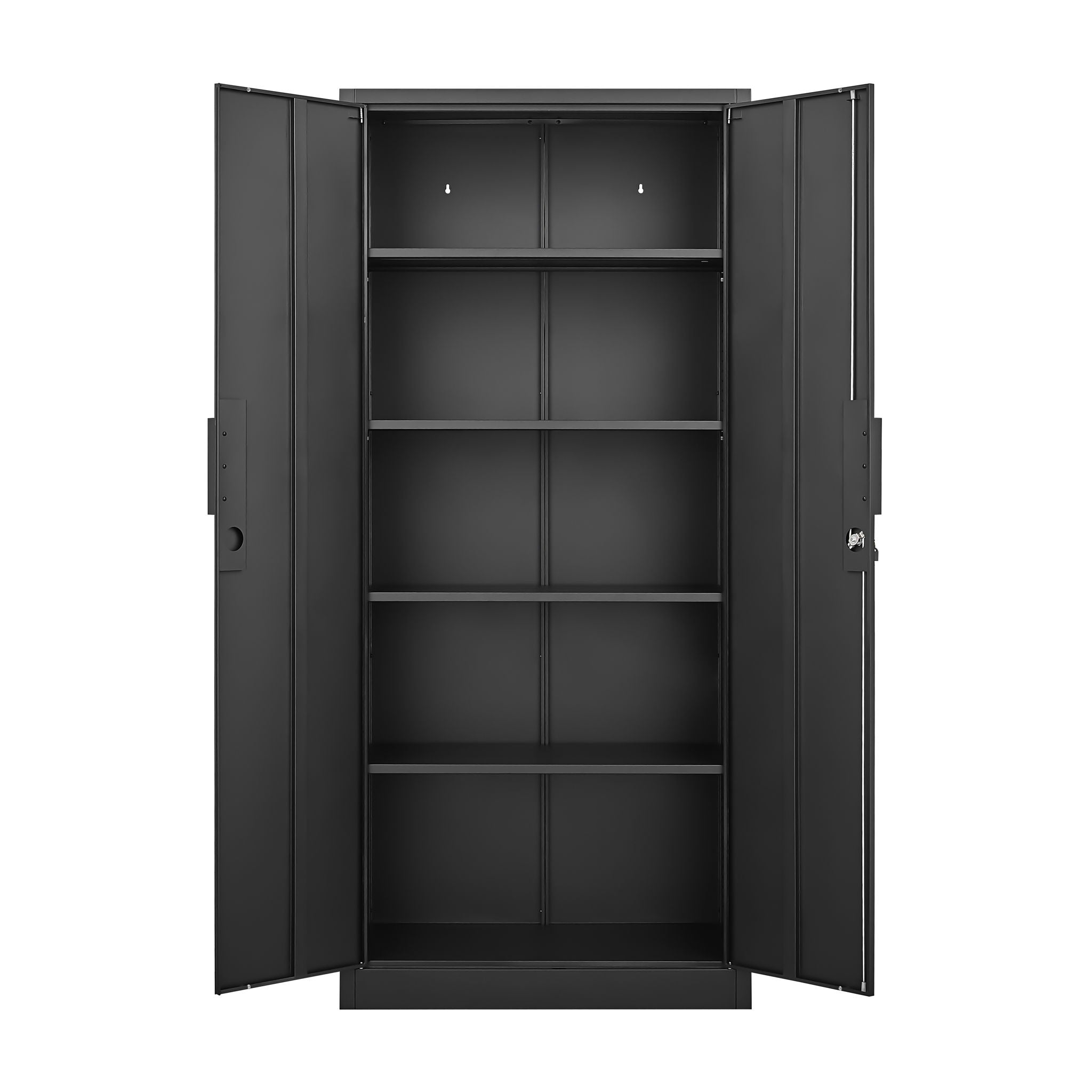 2 Door File Cabinet With Lock, 4 Adjustable Shelves, Heavy-Duty by Unique Piece Furniture