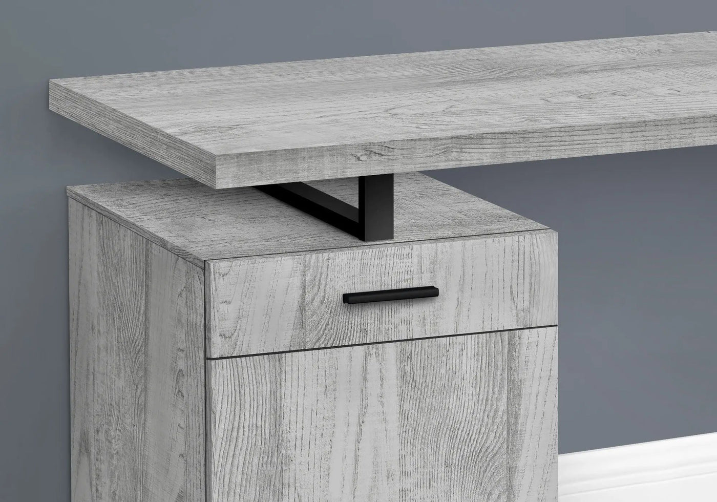 Computer Desk, Home Office, Laptop, Left, Right Set-Up, Storage Drawers, Work, Contemporary, Modern by Unique Piece Furniture
