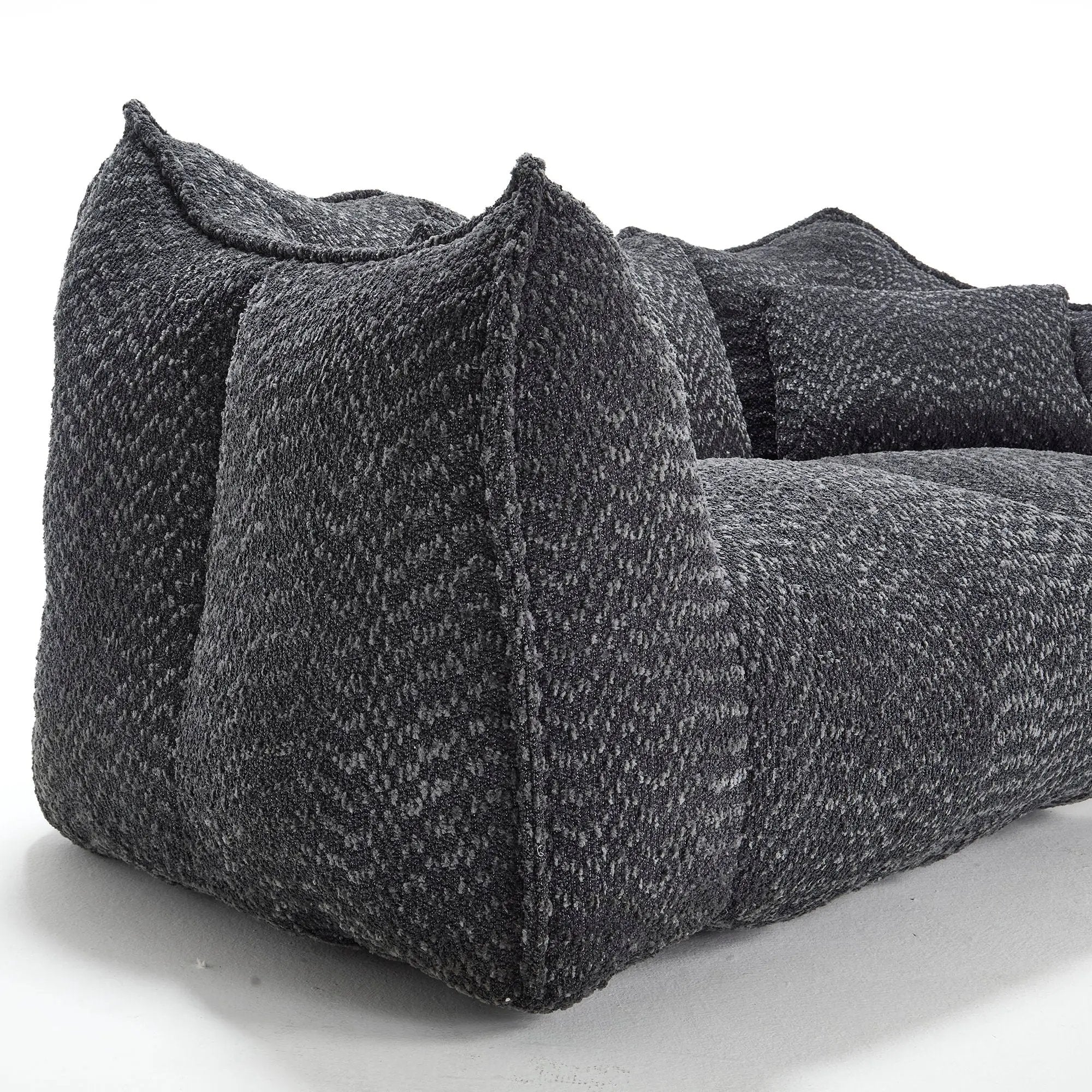 Comfortable Dual Beanbag Chair With High Resilience Foam Core For 2 People by HouseOfZazla