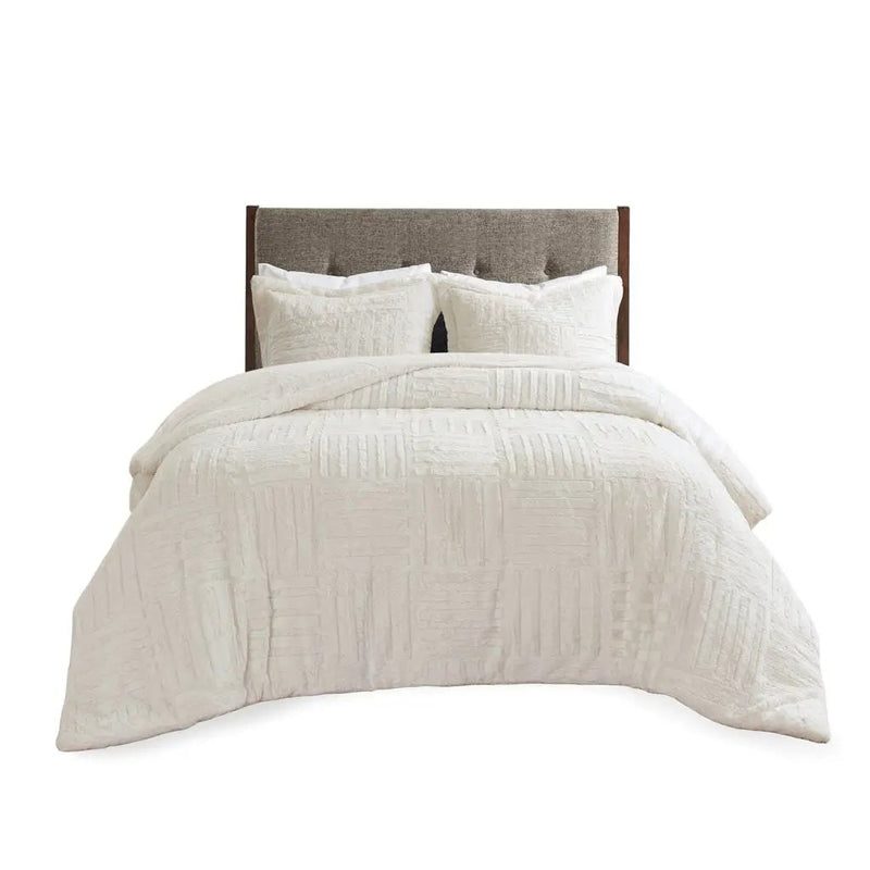 King/Cal King Fur Down Alternative Comforter Mini Set by HouseOfZazla