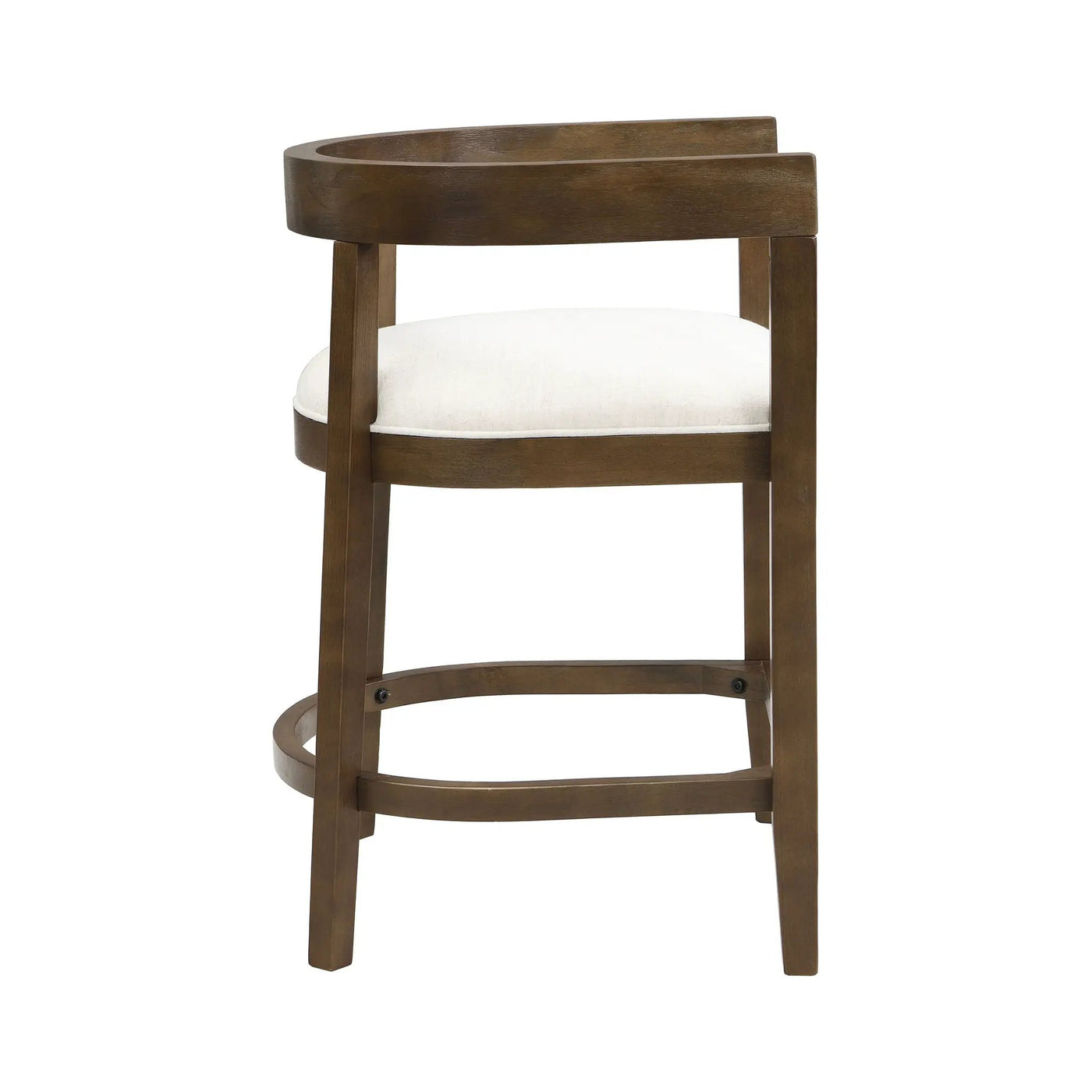 Modern Rubberwood Counter Stool Set With Upholstered Seats by HouseOfZazla