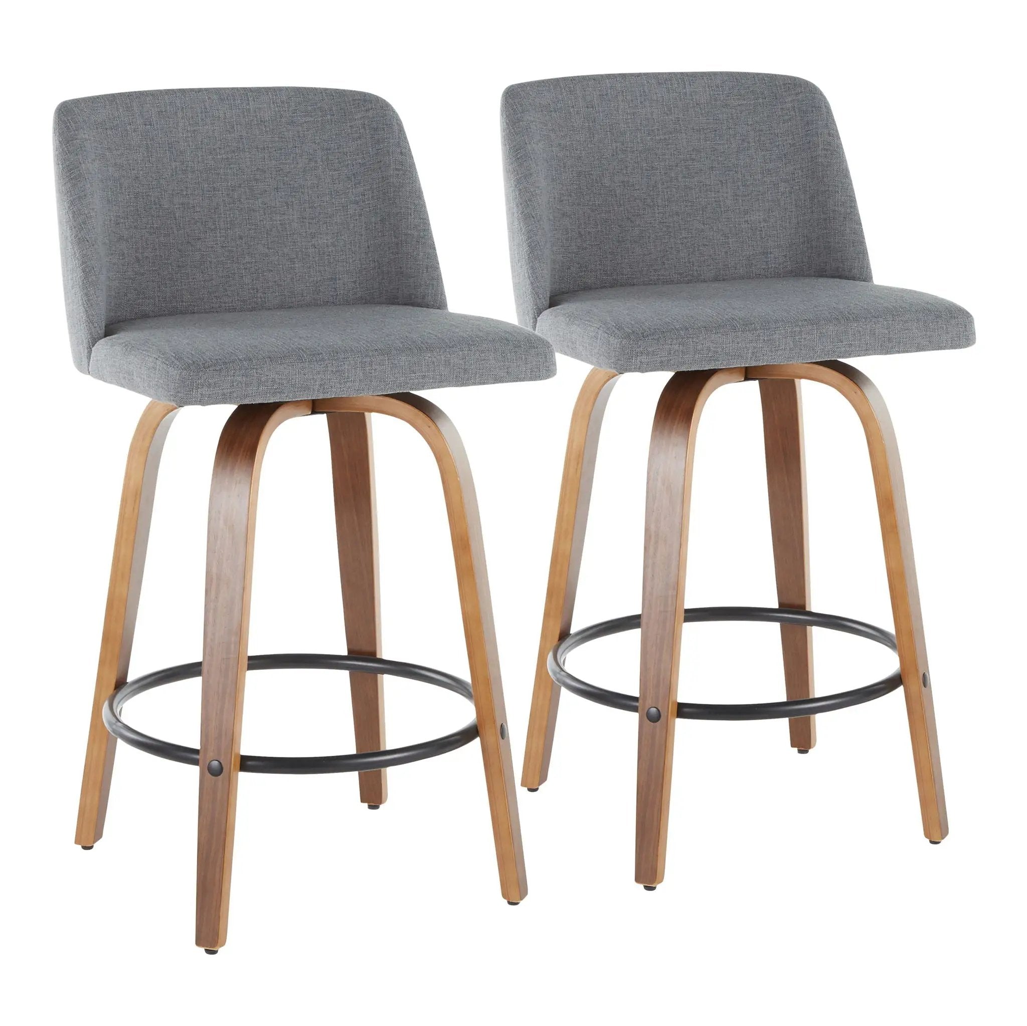 Toriano - Mid Century Modern, Counter Stool (Set of 2) by Unique Piece Furniture