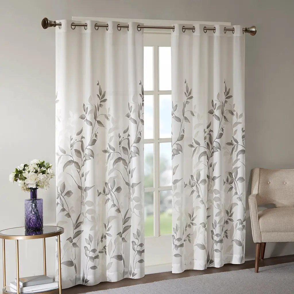 Burnout Printed Curtain Panel by HouseOfZazla