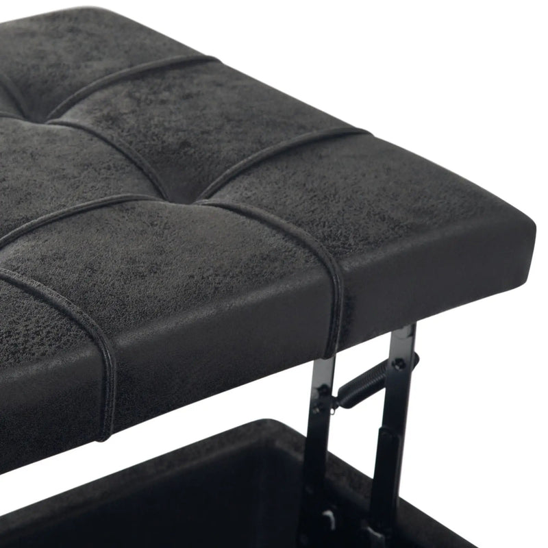 Harrison - Upholstered Coffee Table Storage Ottoman by Unique Piece Furniture