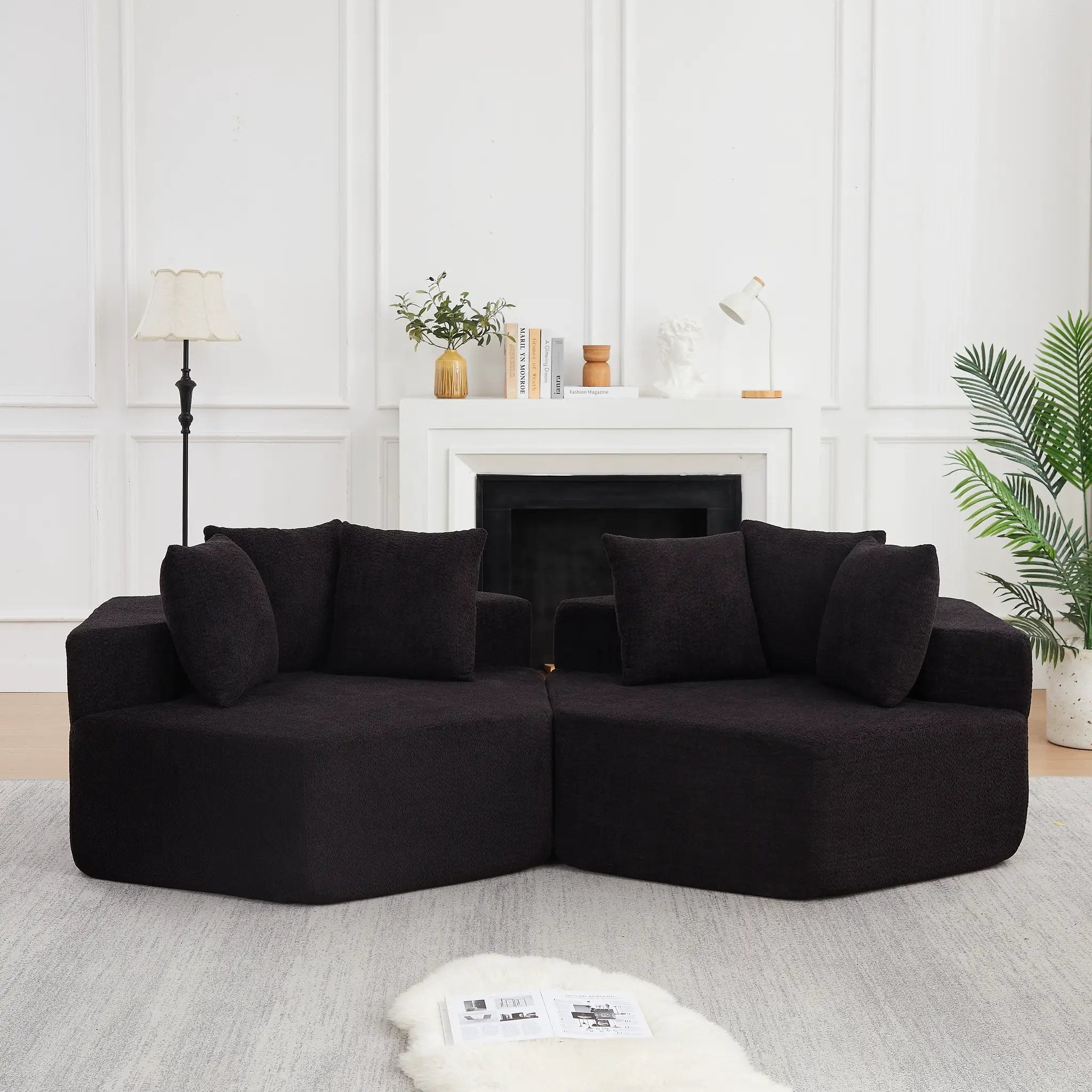 54-Inch Modern-Style Hexagonal Lounge Chair by HouseOfZazla
