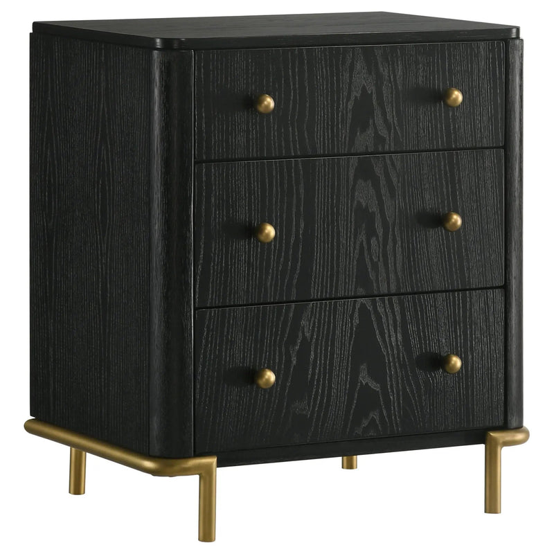 Arini 5-piece California King Bedroom Set Cream and Black by Unique Piece Furniture