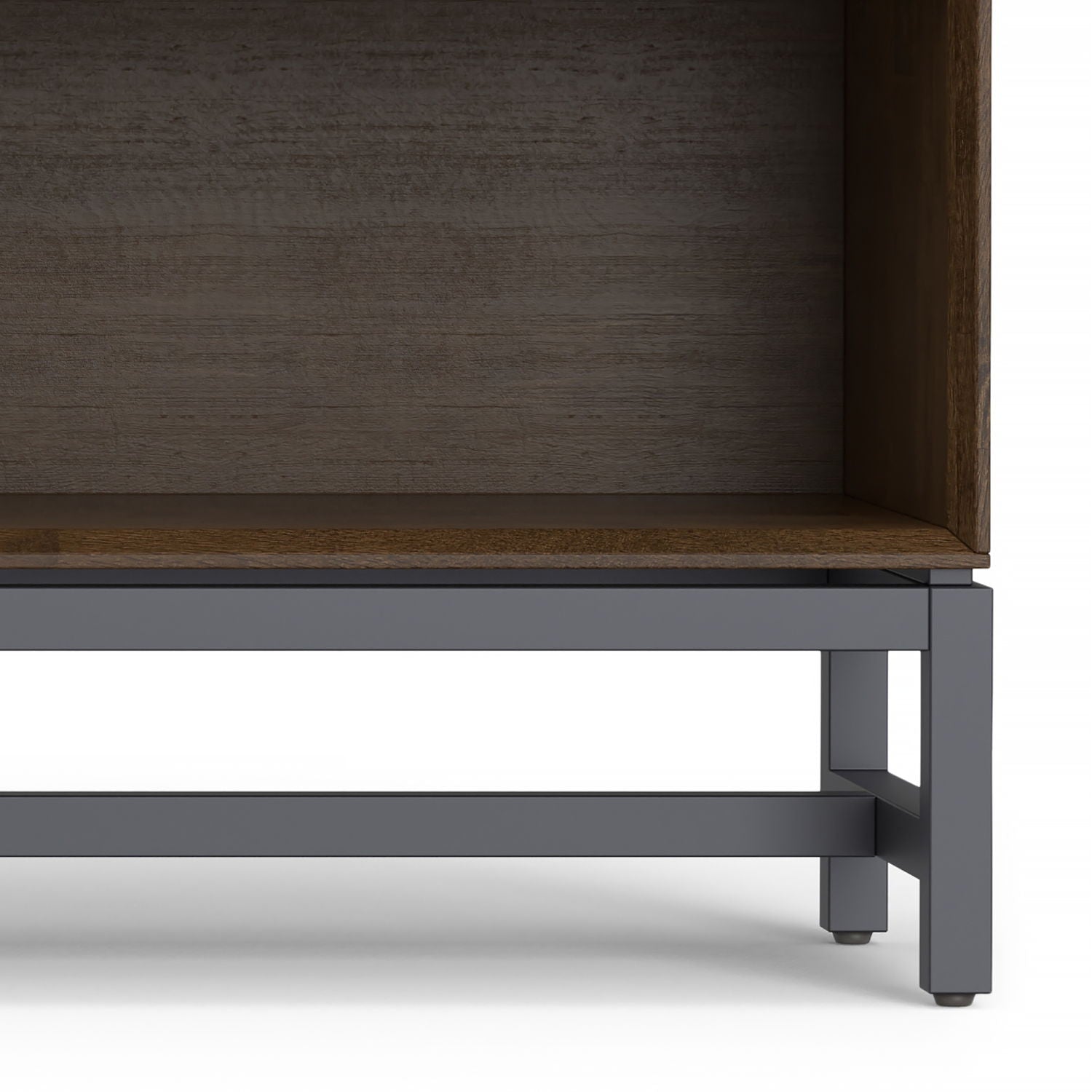 Banting - Low Wide Bookcase - Walnut Brown by HouseOfZazla