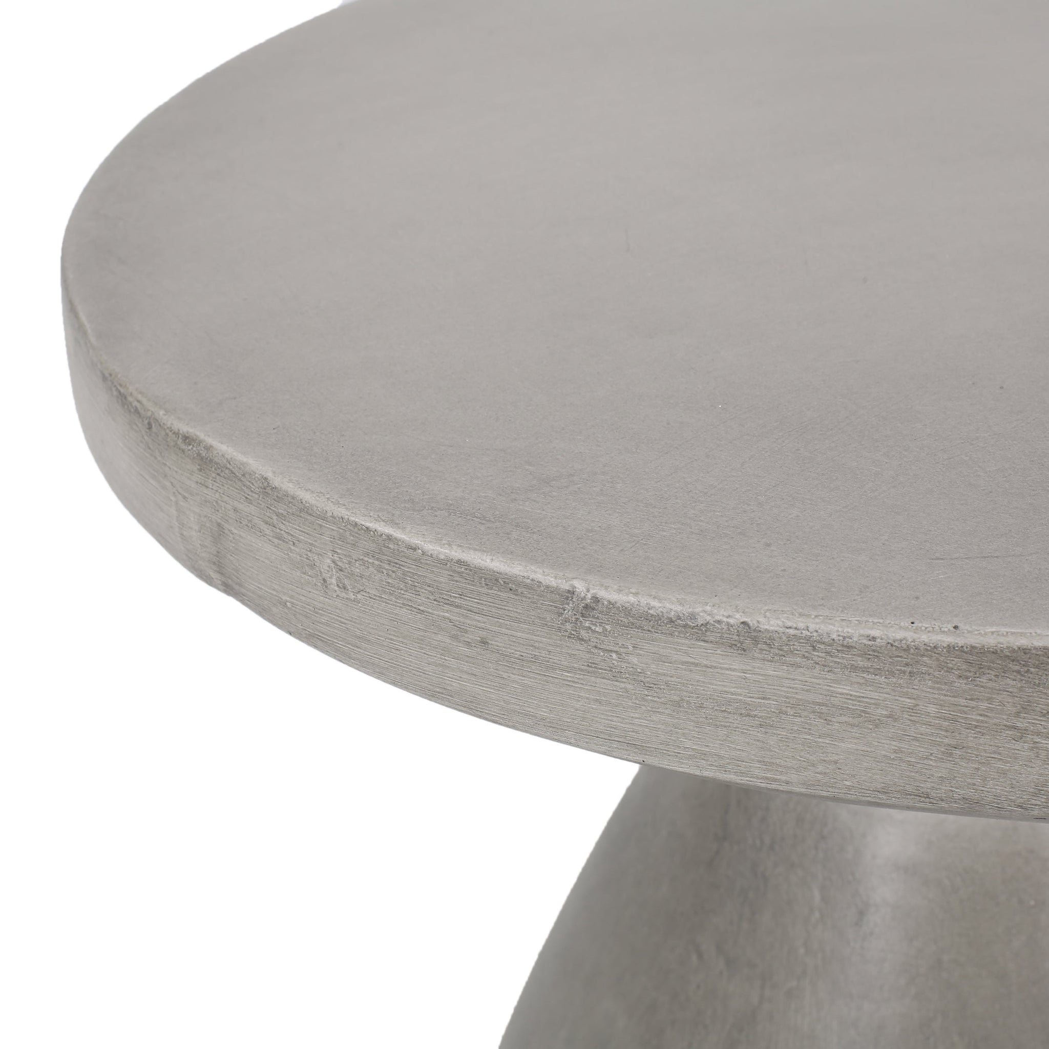 Outdoor Lightweight Concrete Side Table by HouseOfZazla
