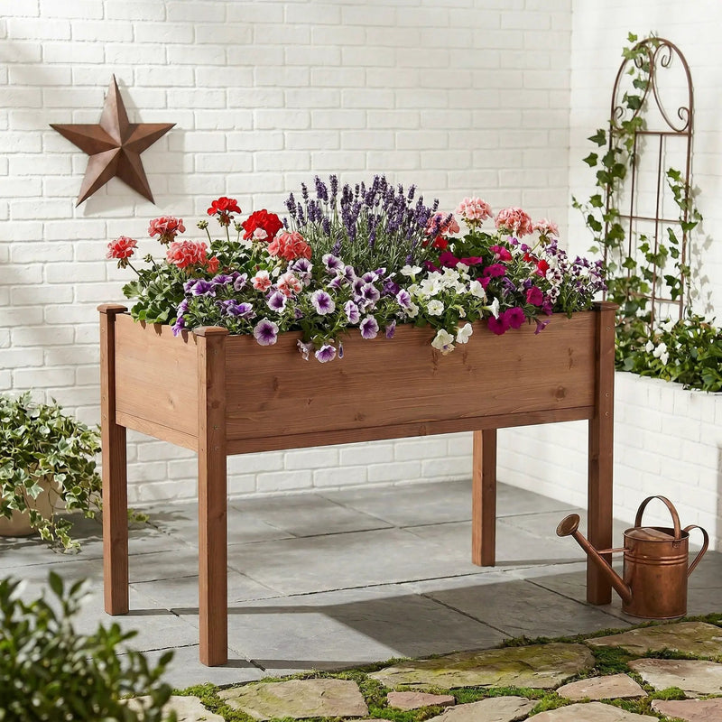 Elevated Raised Garden Bed For Outdoor by HouseOfZazla
