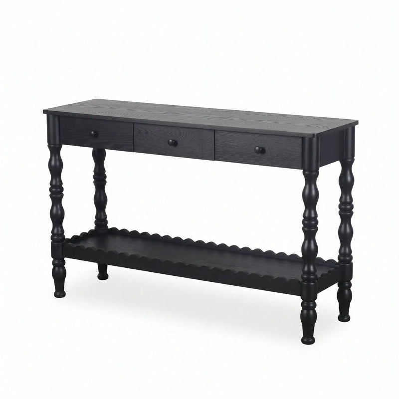 47.2'' Solid Wood Console Table for Entryway by HouseOfZazla
