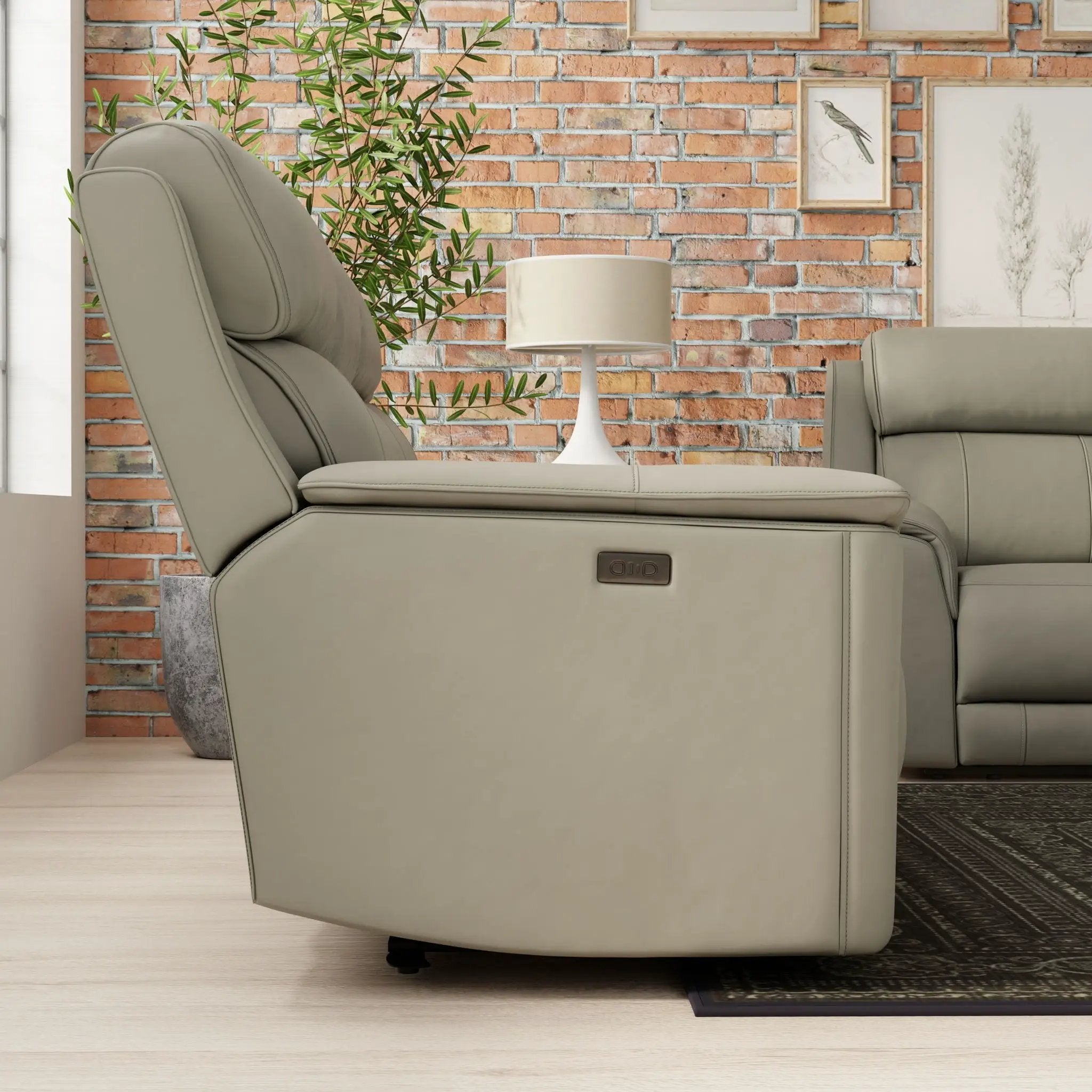 Oslo - Dual Power Reclining Sofa by Unique Piece Furniture
