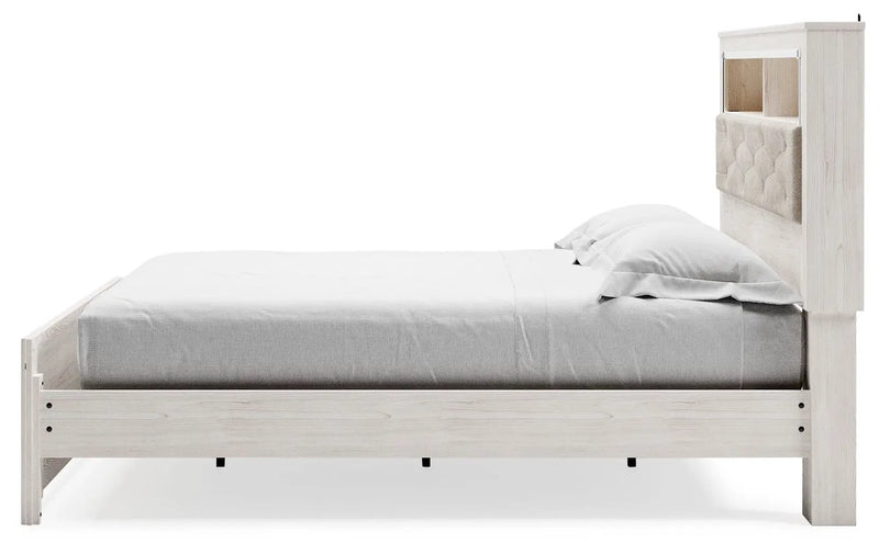 Altyra - King Bookcase Panel Bed - White by Unique Piece Furniture