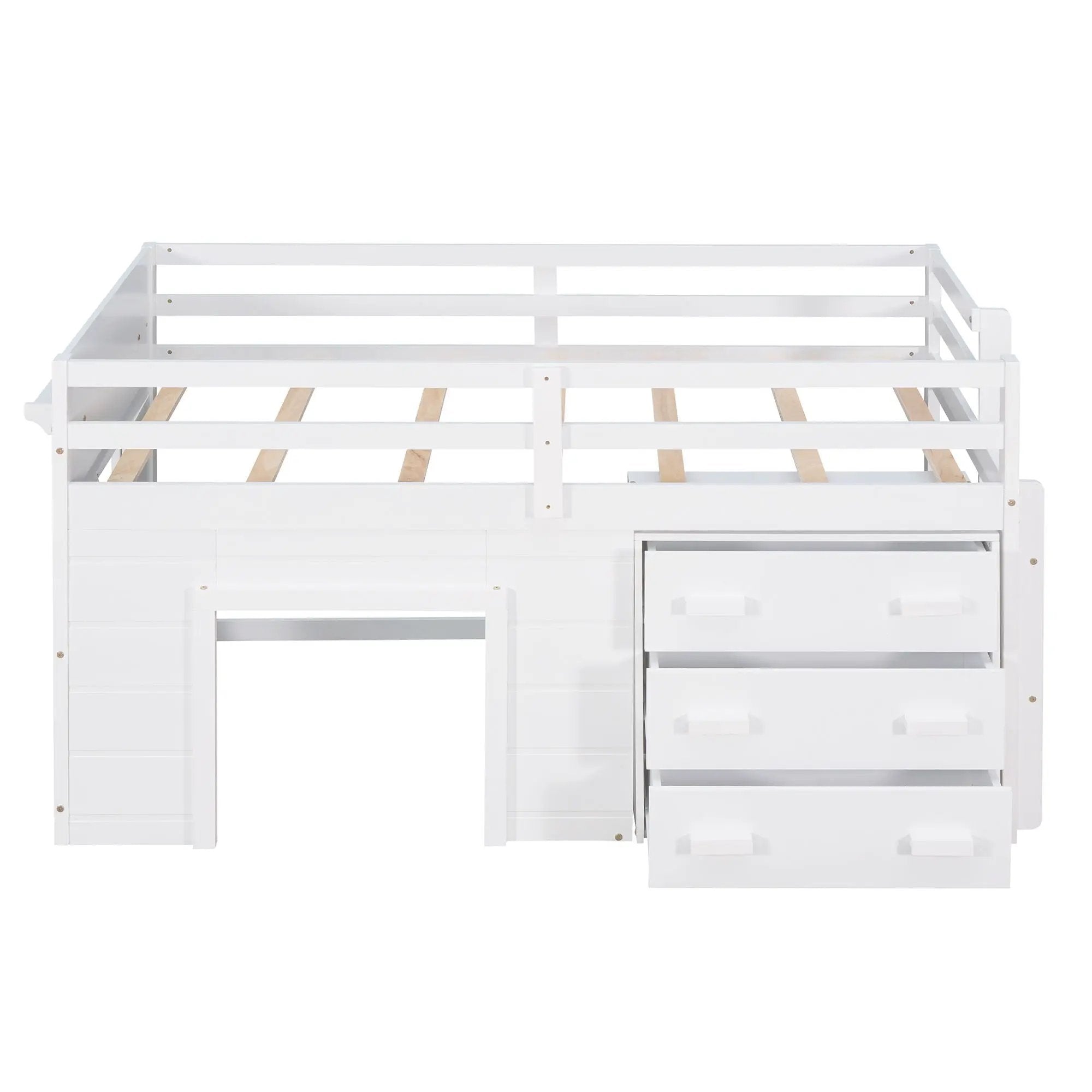 Loft Bed With Cabinet And Shelf by Unique Piece Furniture