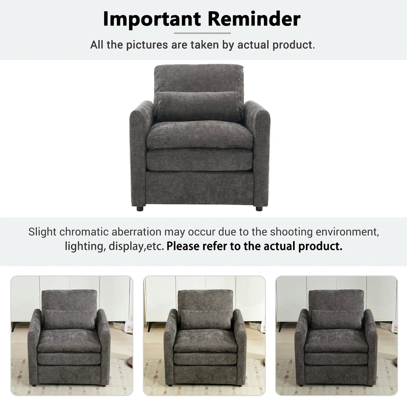 Cozy Upholstered Cushion Armchair For Living Room by Unique Piece Furniture