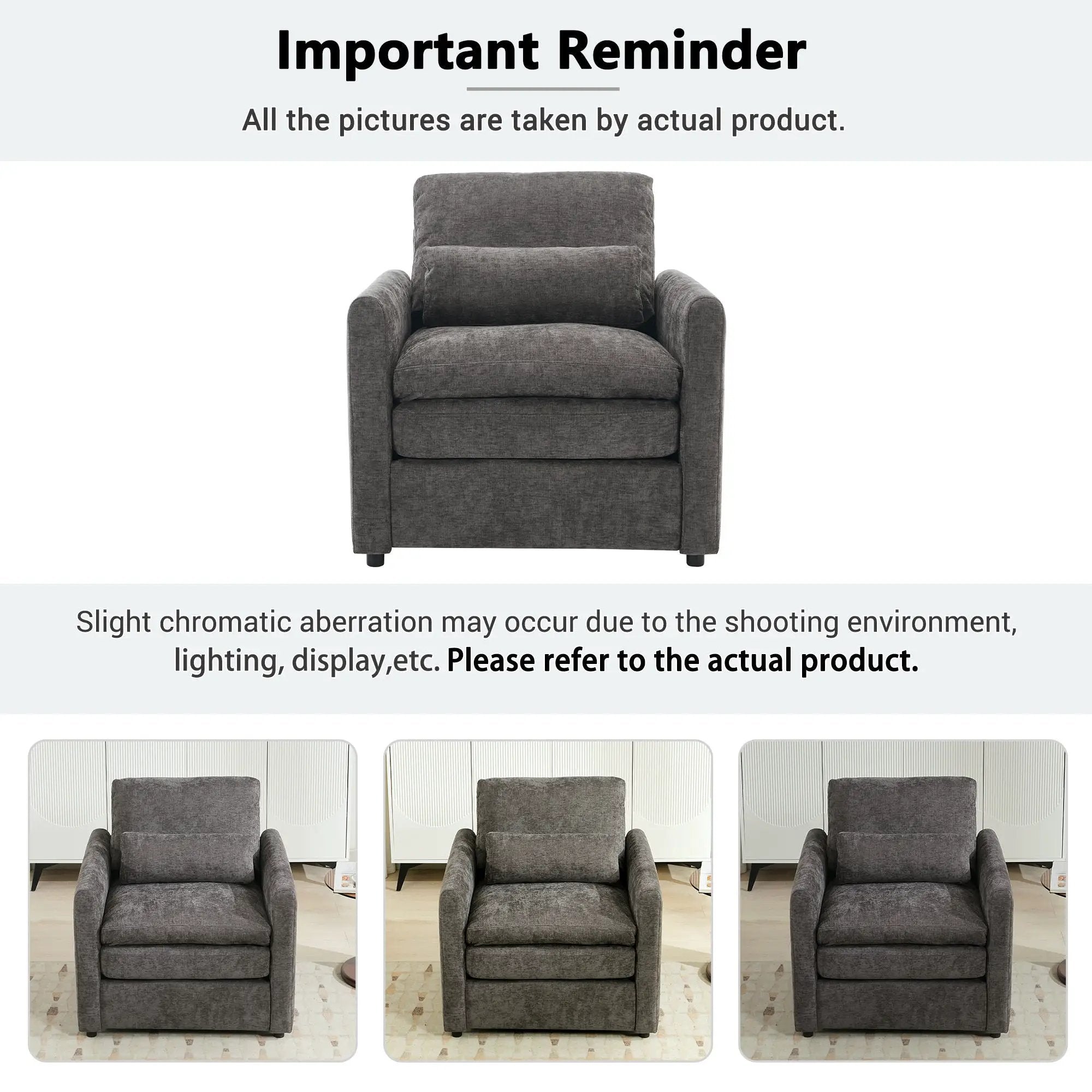 Cozy Upholstered Cushion Armchair For Living Room by Unique Piece Furniture