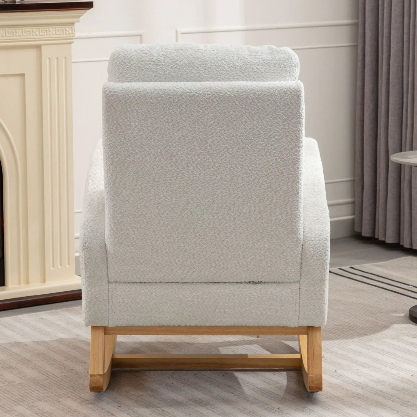 Accent Rocking Chair With Footrest, High Back by Unique Piece Furniture