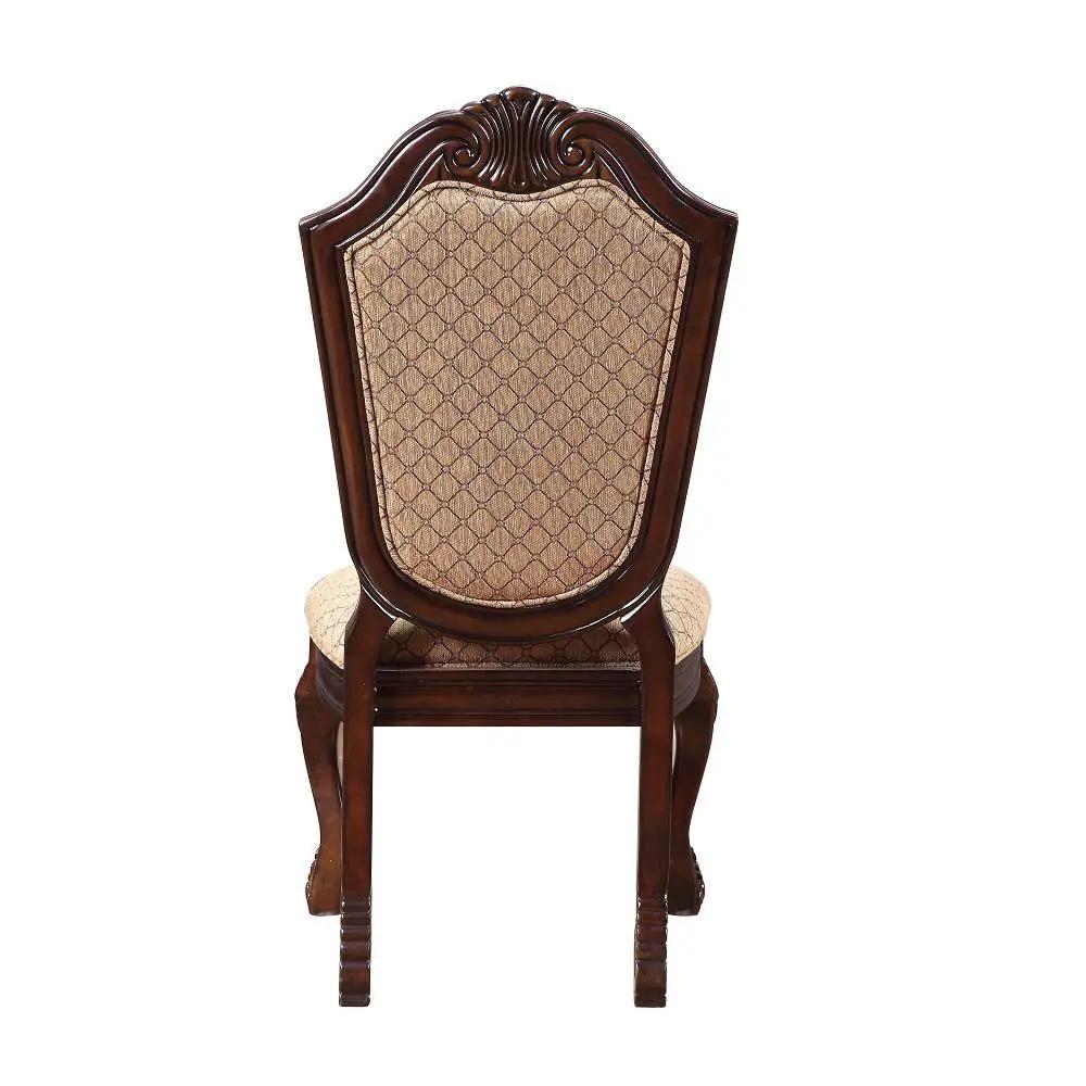 Chateau De Ville - Side Chair (Set of 2) - Fabric & Espresso by Unique Piece Furniture