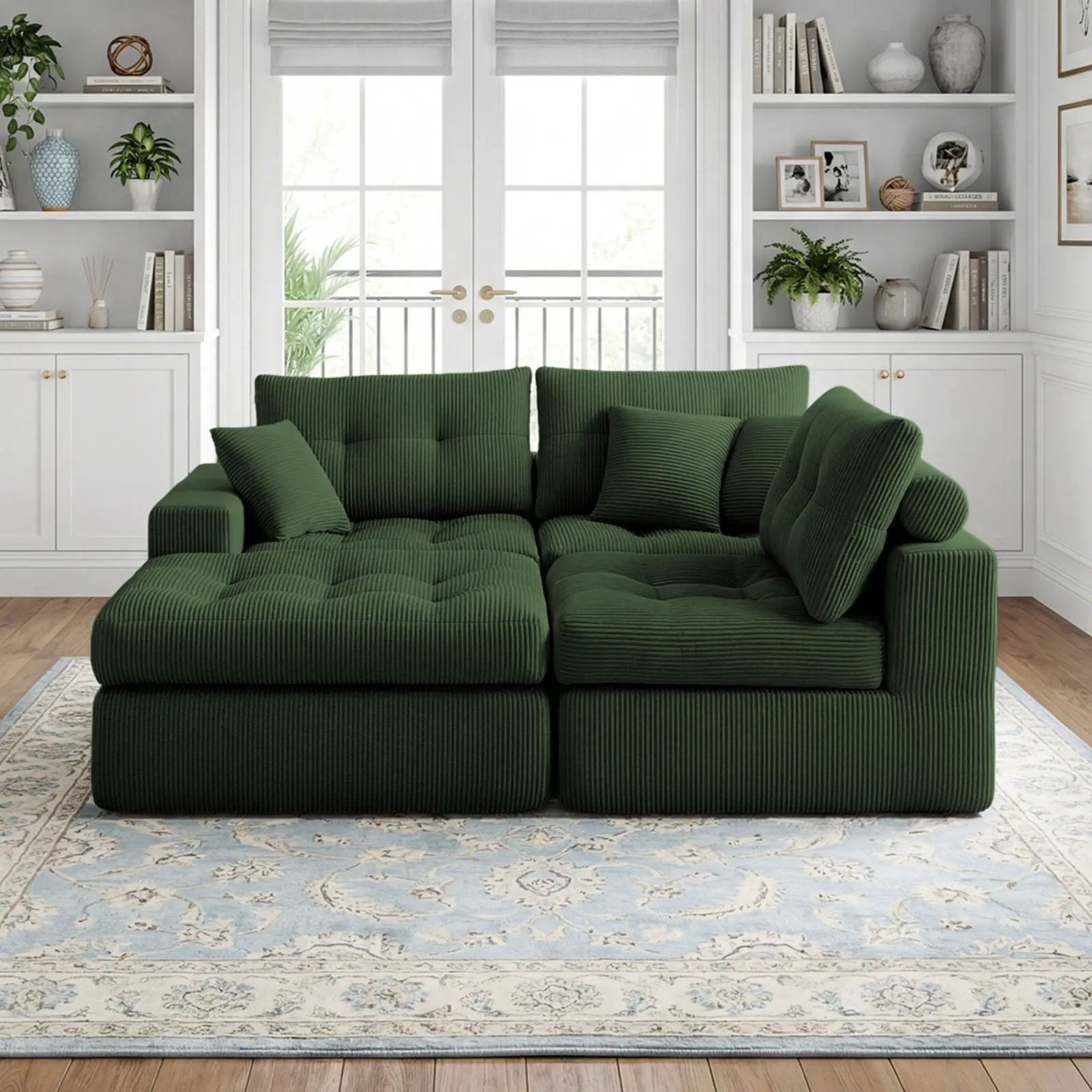 Corner Chaise L-Shaped Sectional Sofa Bed by Unique Piece Furniture