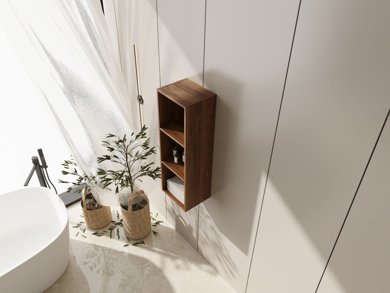 12 Inch Small Wall Mounted Storage Shelves by HouseOfZazla