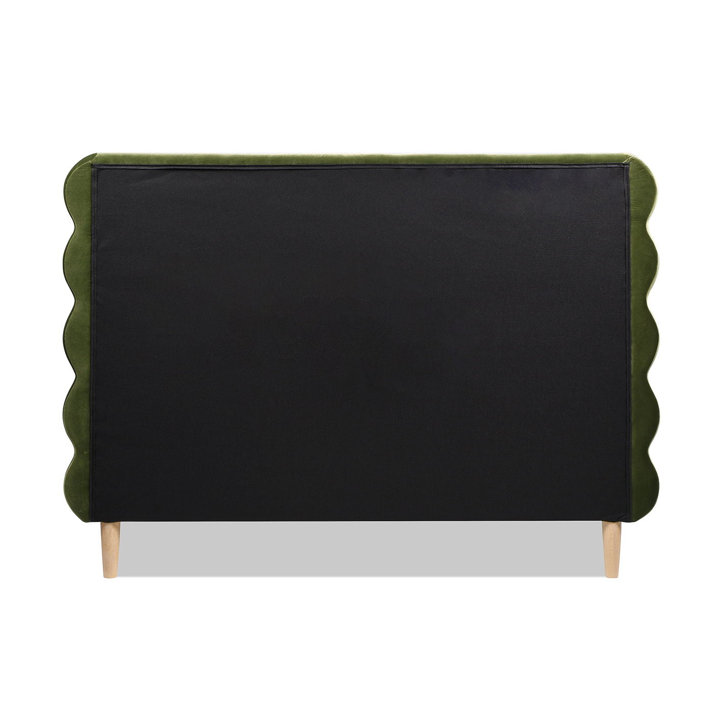 Stockholm - Modern Wavy Headboard Platform Bed by HouseOfZazla