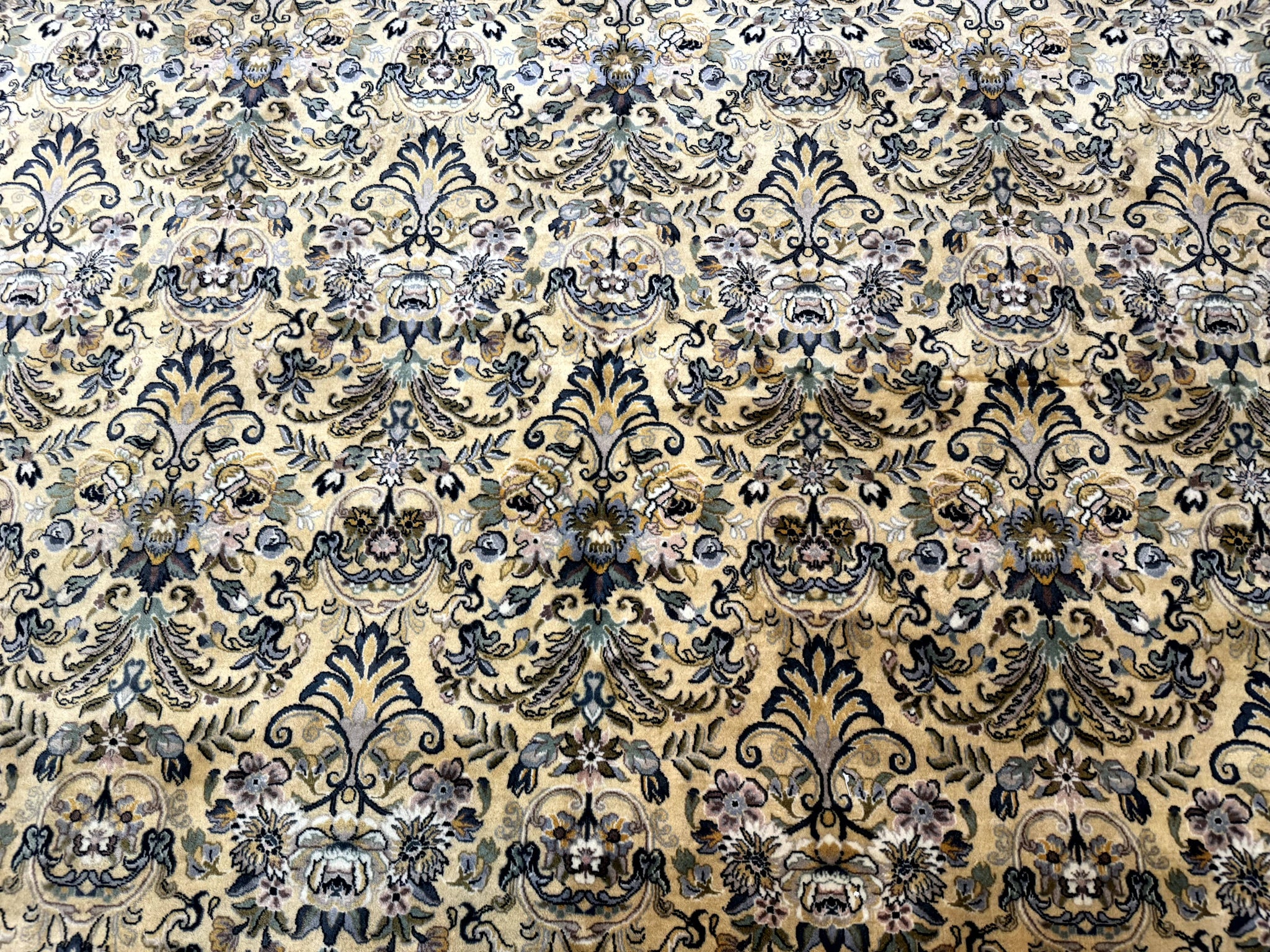 Pak Persian Rug 8x10, Allover Pattern, Fine 225 KPSI, Cream by Jewel Rugs