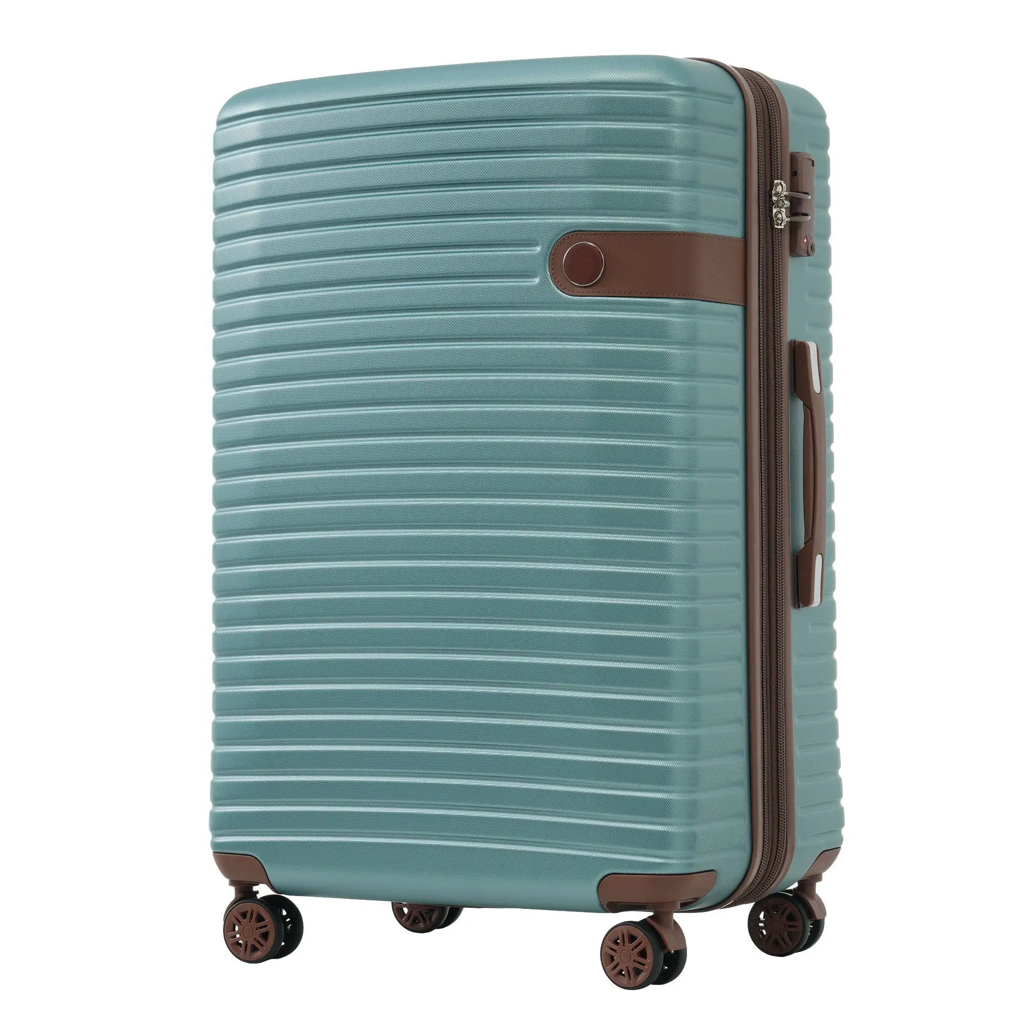 4 Piece Luggage Suitcase Set, Hard Shell Lightweight Expandable Travel Luggage With 4 Packing Cubes by HouseOfZazla