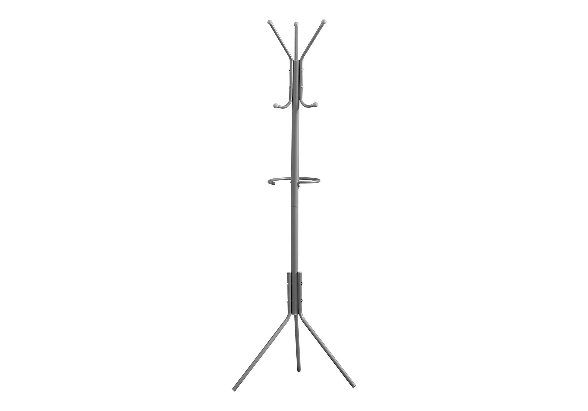 Coat Rack, Hall Tree, Free Standing, Hanging Bar, 6 Hooks, Entryway, Contemporary & Modern by Unique Piece Furniture