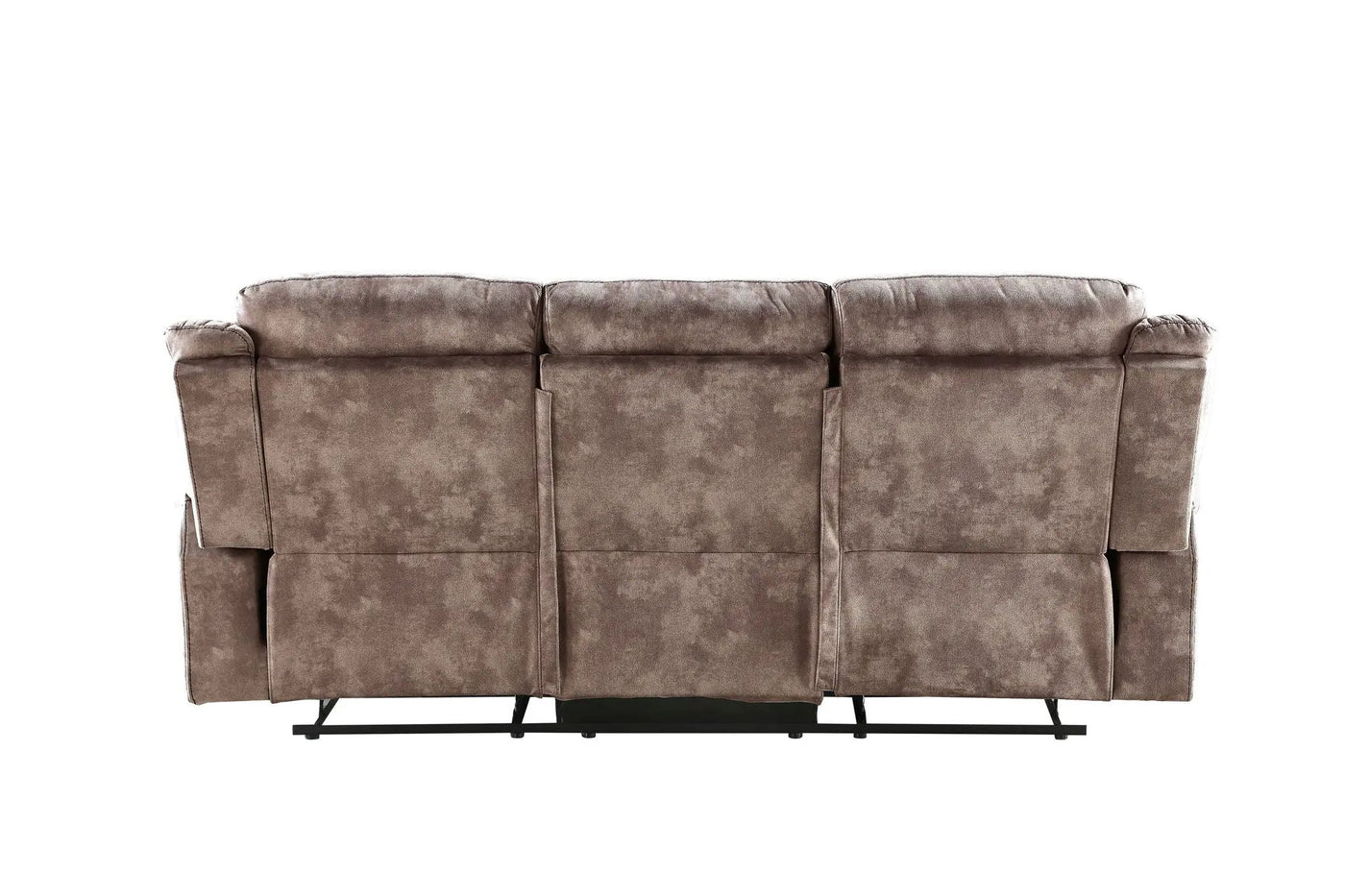 Zubaida - Two Tone Recliner Sofa With USB Port Drop Down Table by Unique Piece Furniture