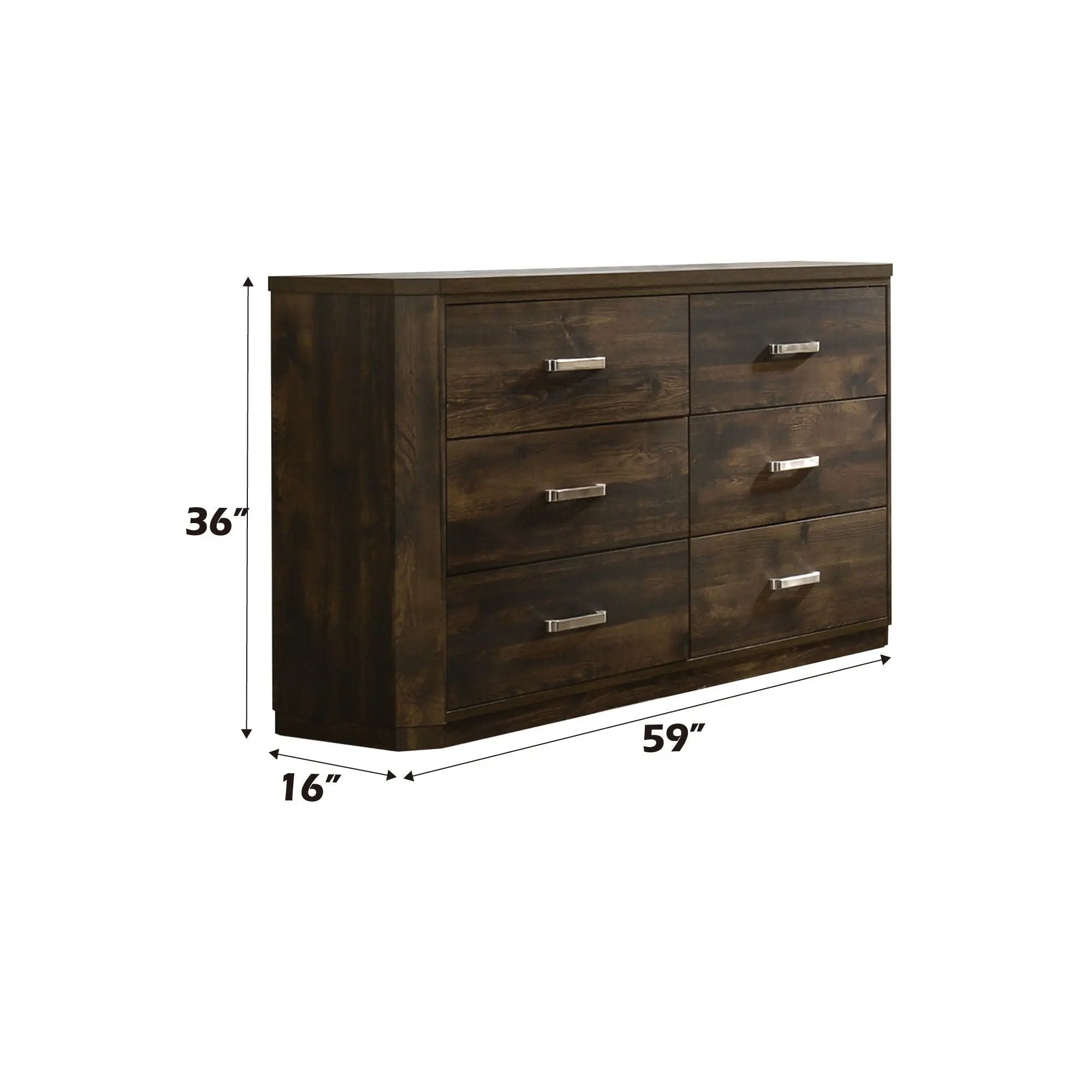 Elettra - Rustic Dresser - Walnut by Unique Piece Furniture