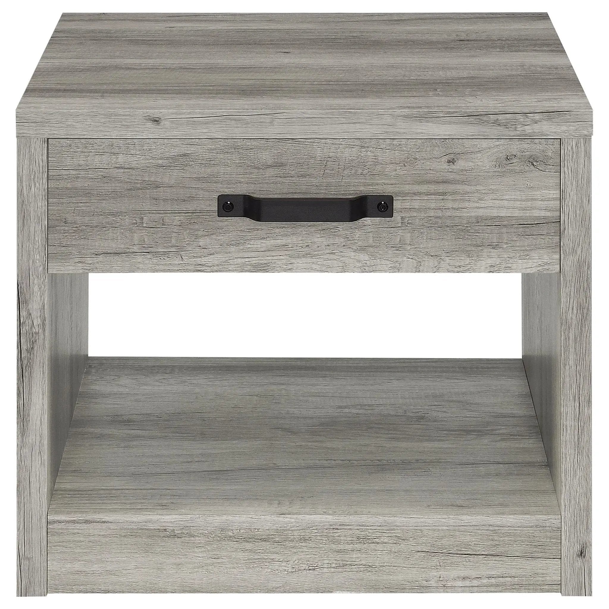 Nuberg - 1 Drawer Table - Gray by HouseOfZazla