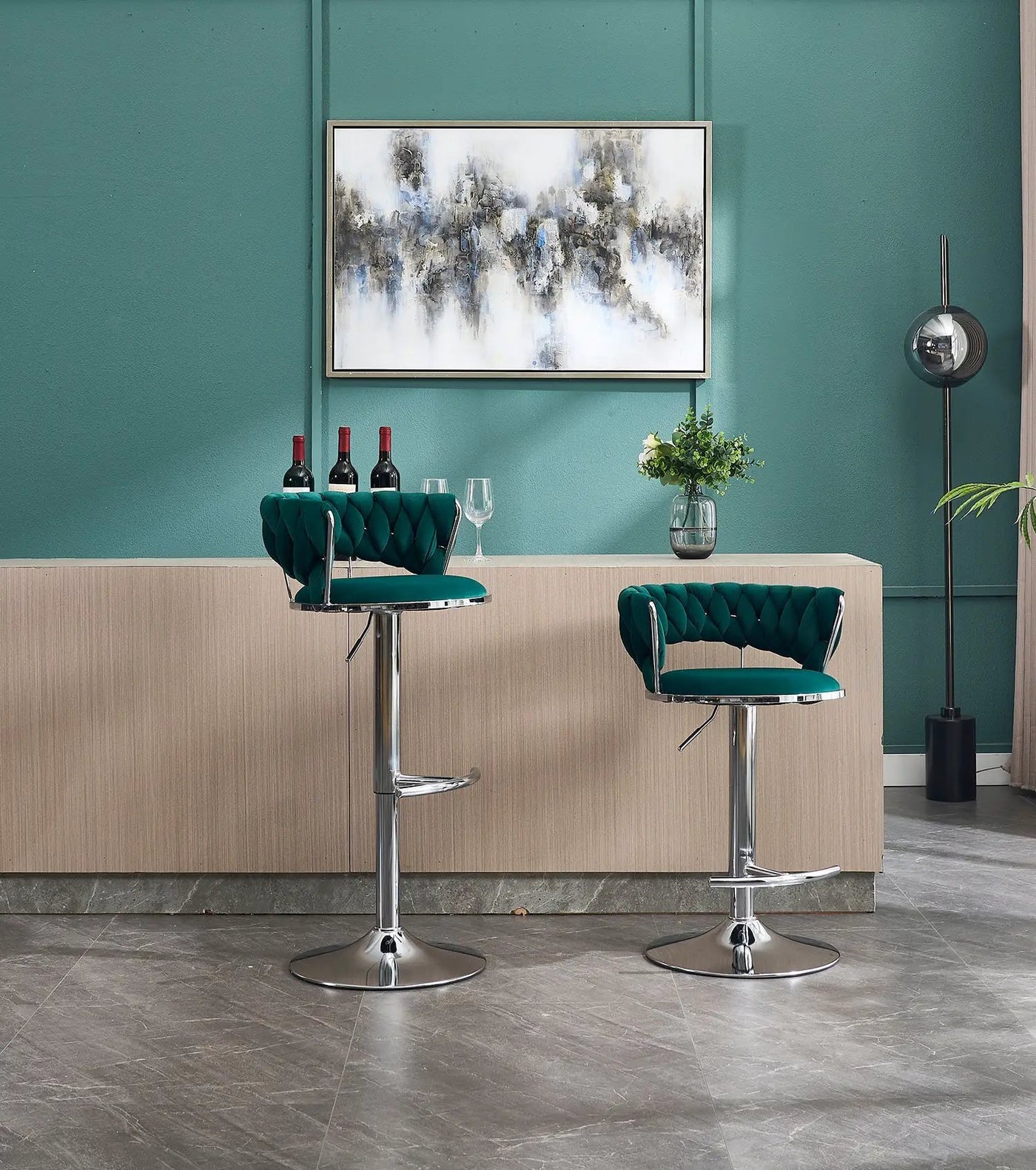Set of 2 Bar Stools by HouseOfZazla