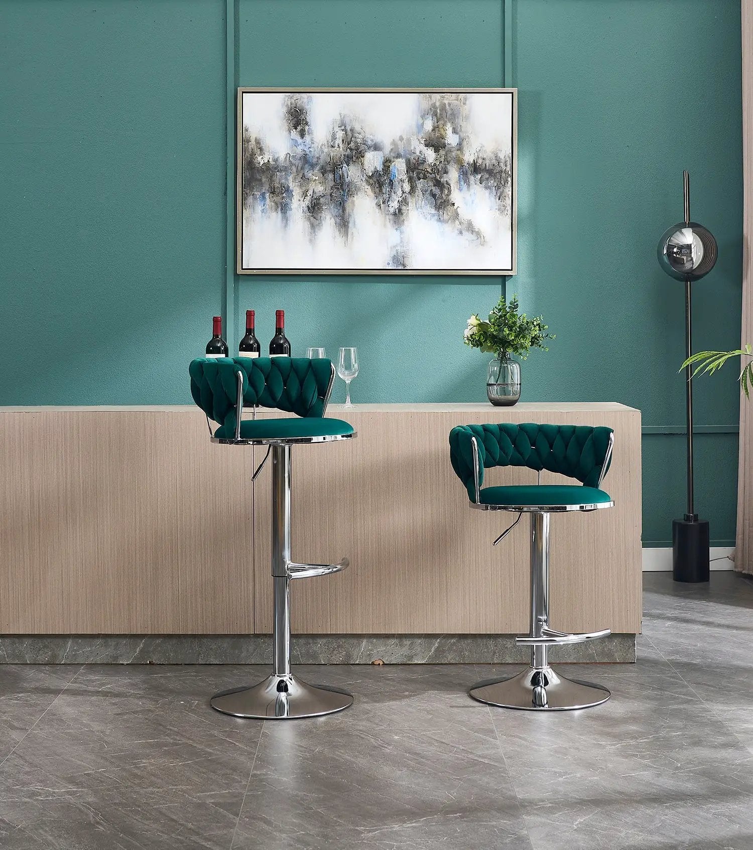 Set of 2 Bar Stools by HouseOfZazla