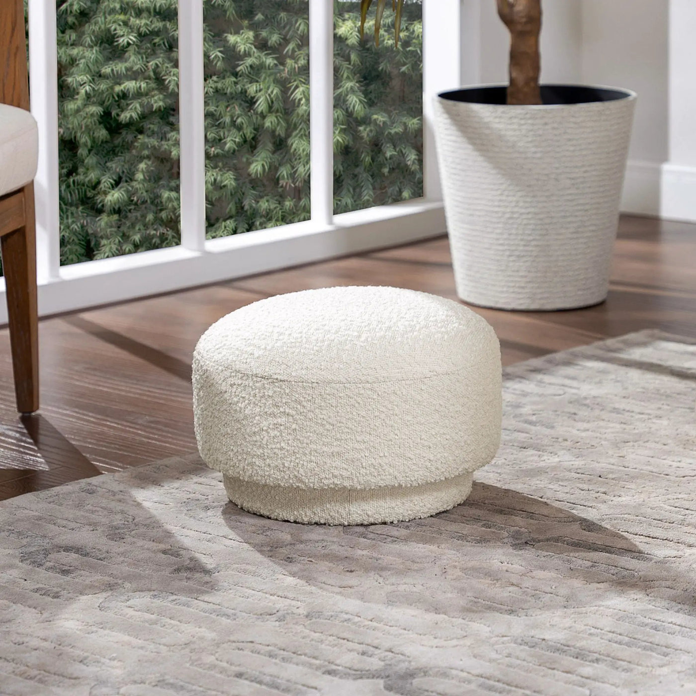 Fuji - Mushroom Footstool Ottoman by Unique Piece Furniture